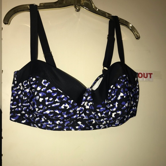 Ava & Vic bathing suit TOP only plus size 22w - Picture 1 of 6